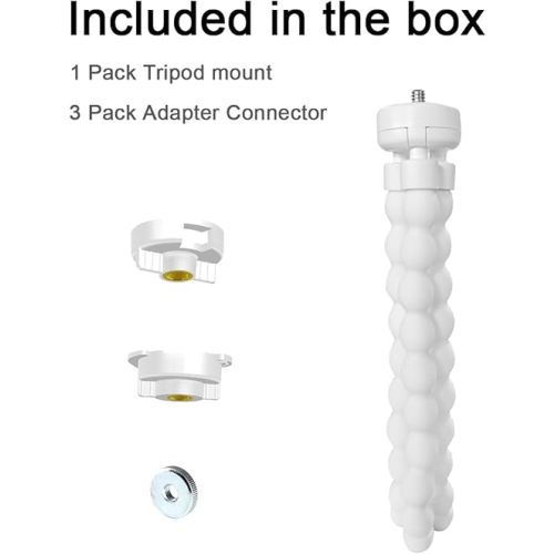 Tripod Mount Compatible with HelloBaby HB6560/HB65/HB6550/HB6550 Pro/HB40/HB66/HB6339 and ANMEATE SM935E Baby Monitors – Attach Your Camera Flexibly Anywhere