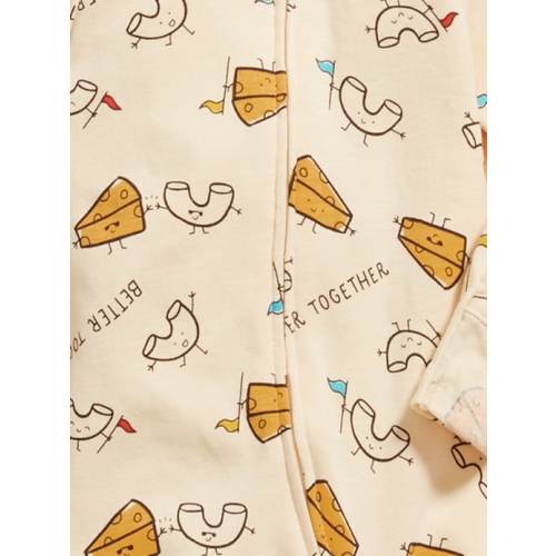 Unisex 2-Way-Zip Footie Sleep & Play One-Piece 5-Pack for Baby