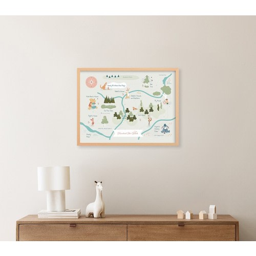 Minted® Disney's Winnie the Pooh Hundred Aker Woods Wall Art by Char-Lynn Griffiths