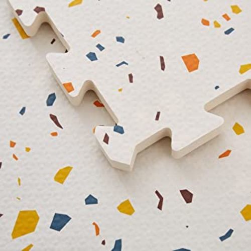 Terrazzo Playmat, Non-Toxic, Large, Puzzle Playmat (Multi), 180 Centimeters x 120 Centimeters