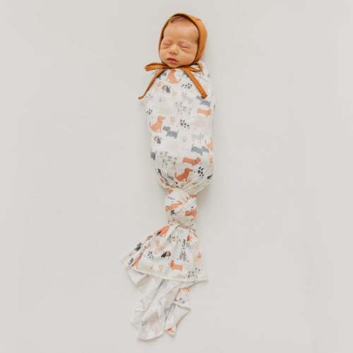 Knit Swaddle Blanket - Rufus