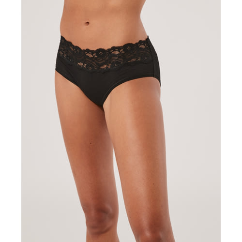 Women’s Lace Waist Brief 3-pack made with Organic Cotton | Pact