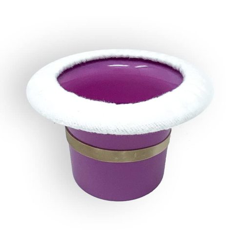 Top Hat Potty for Newborn Infant Potty Training | Elimination Communication | Includes 100% Cotton Undyed Fleece Cozy | Anti-Slip Rubber Band | for EC Baby Potty Training (Lavender)
