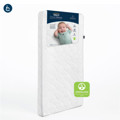 HALO DreamWeave Breathable Crib Mattress