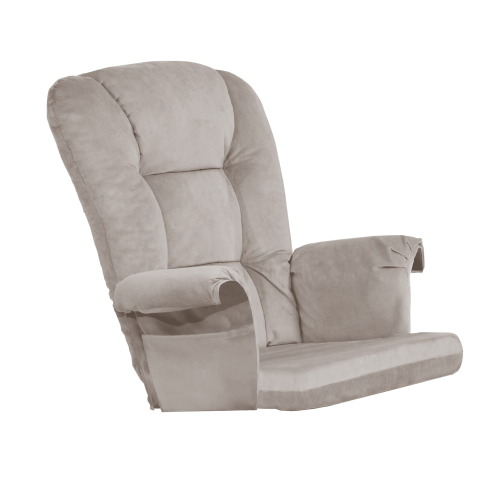 AFG Baby Furniture Alice Glider Chair Cushions for Nursery Room, Gray