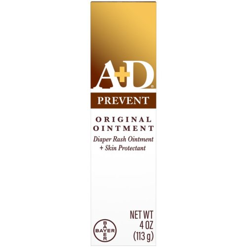 A+D Original Diaper Rash Ointment, Baby Skin Moisturizer, 4 Oz Tube