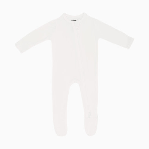 Kyte Baby Zipper Footie - Cloud, 3-6 M