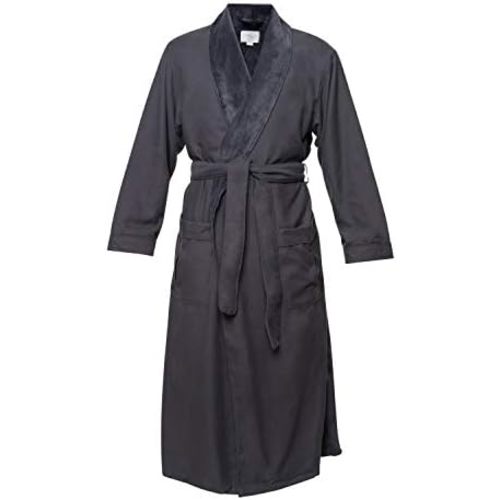 CHADSWORTH & HAIG Microfiber Plush Bath Robe with Minx Lining. Luxury Spa & Hotel Robe for Women & Men