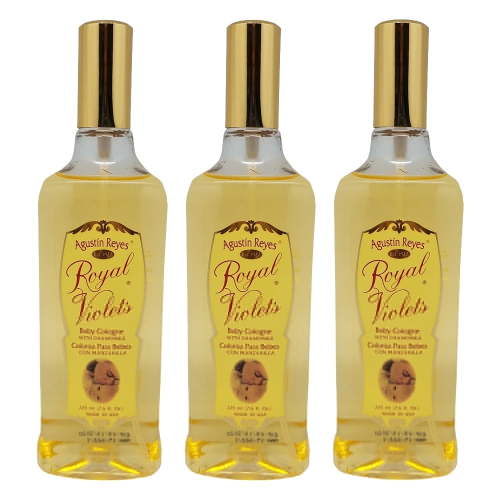 Royal Violets Chamomile Baby Cologne. Traditional for over 70 Years, Clean, Mild and Long Lasting Fragrance 7.6 fl oz / 225 ml. Pack of 3