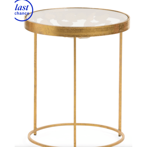 JAMIE YOUNG
16x20 Iron And Glass Butterfly Side Table