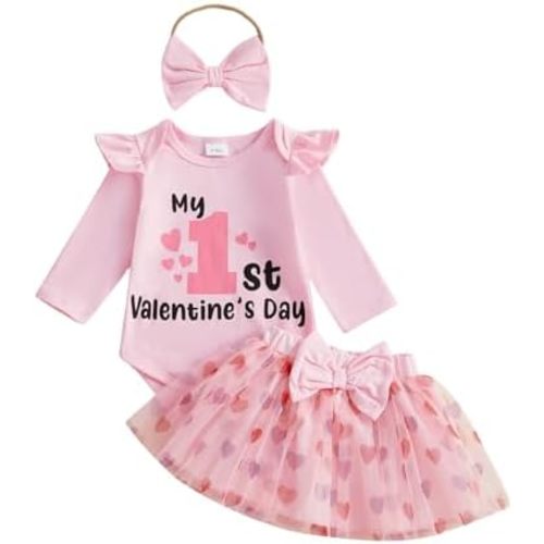 Baby Girl Christmas Outfit Newborn Infant First Christmas Dress Tutu Skirt