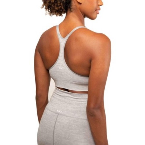 Modern Eternity Layla Yoga Racer Back Nursing bra Graphite Melnage L