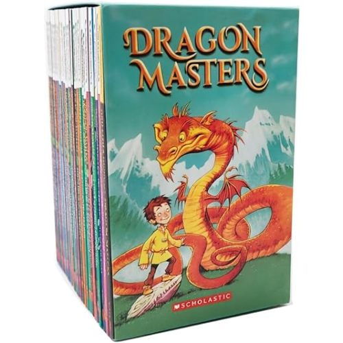 A Library of Dragon Masters 1-29 Paperback Box Set Fantasy Chapter Books
