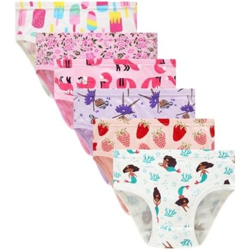 Winging Day Little Girls' Cotton Panties Baby Toddler Soft Underwear Multipack