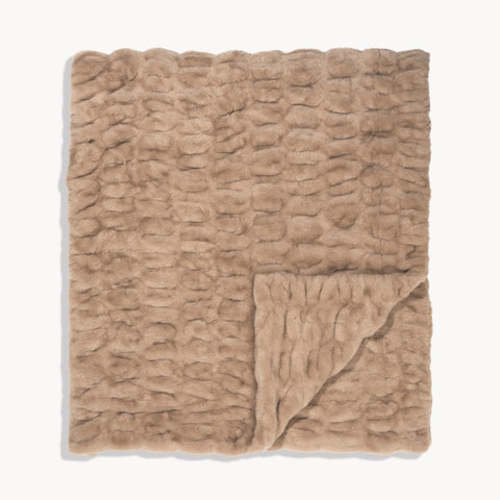 Toasted Almond | Tan Throw Blanket | Lola Blankets