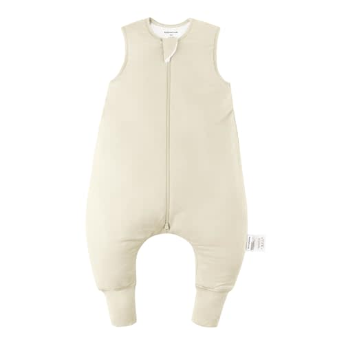 Okayinn BubblePanda Toddler Sleep Sack with Feet 3t-4t 100% Cotton Wearable Blanket with Legs 4t Baby Sleep Bag Walker 0.5 Tog Summer Lightweight Thin Soft 2-Way Zipper