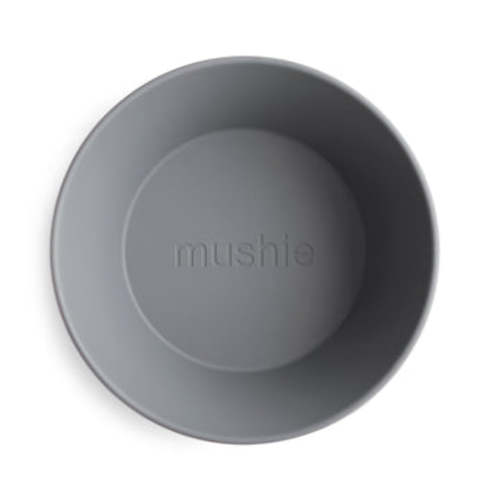 Mushie Round Dinnerware Baby Bowl, Set of 2