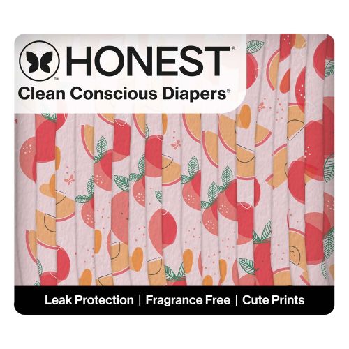Honest Wetness Indicator Diapers - Plant-Based & Fragrance-Free | Honest