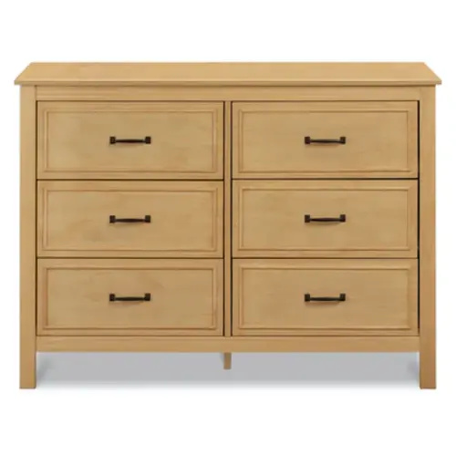 Charlie 6-Drawer Double Dresser - Honey