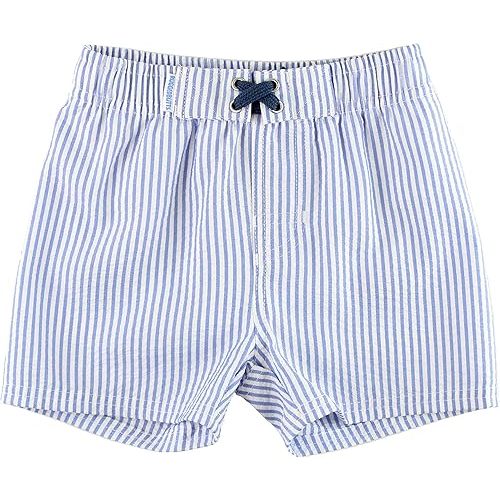 RUGGEDBUTTS Boys UPF50+ Sun Protection Seersucker Swim Trunks