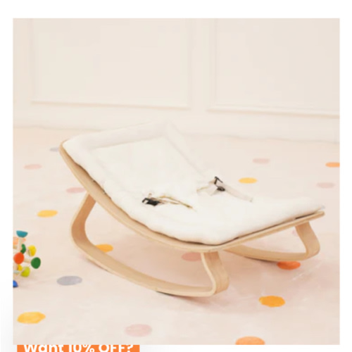 Nest Wooden Baby Rocker | Comfy Infant Lounger | Avenlur