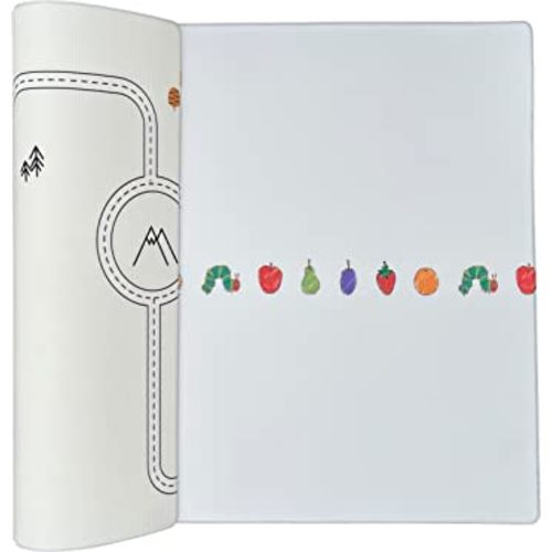 LITTLE Bot x World of Eric Carle Baby Play mat, The Very Hungary Caterpillar Ofie mat (Caterpillar Life + Country Road Nordic)
