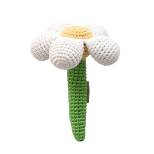 Organic Baby Toys - Flower Rattle