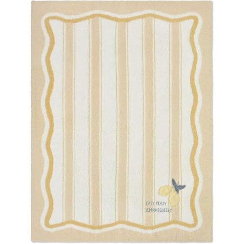Barefoot Dreams® CozyChic® Lemon Stroller Blanket, Daffodil Multi, 30"x40"