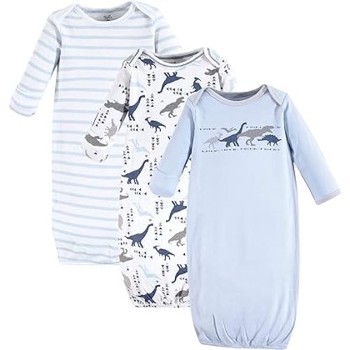 Touched by Nature Unisex Baby Organic Cotton Gowns