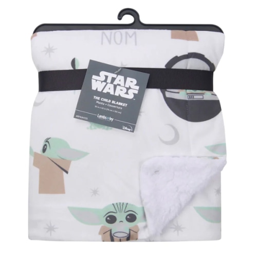 Lambs & Ivy The Child Baby Yoda The Child Minky/Sherpa Blanket – Bambi Baby