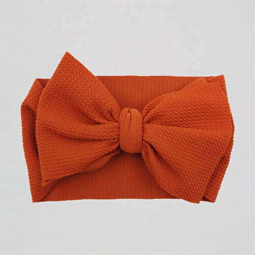 REDARER Baby Girls Big Bow Headwrap Soft Elastic Textured Headband for Toddler Hair Accessory,One Size