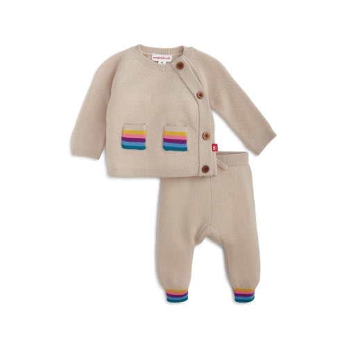 Wool Blend Magnetic Shirt & Joggers Set