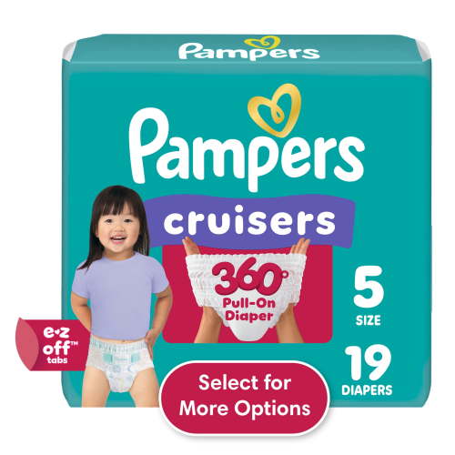 Pampers, Baby Diapers, Size 5, Cruisers 360 degrees with Leakproof Fit
