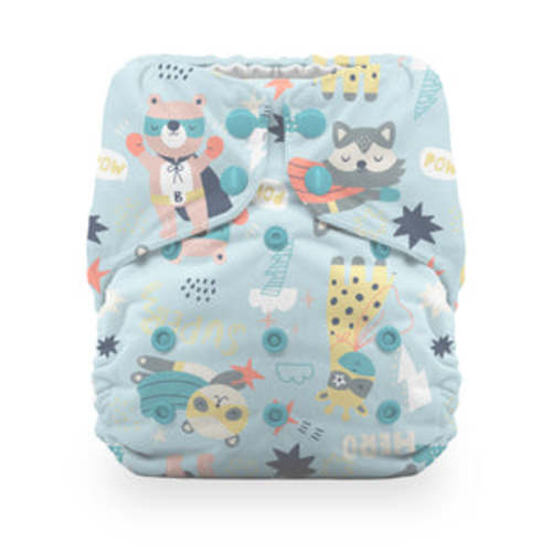 Best Rated All in One Cloth Diaper | Natural Cotton + Hemp | One Size