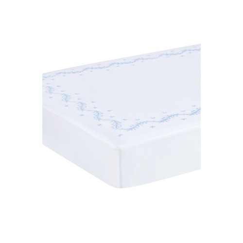 Kids' Embroidered Crib Sheet