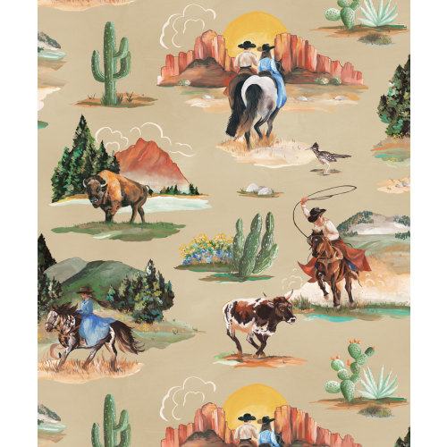 Frontier Wallpaper • Western Wallpaper • Milton & King USA