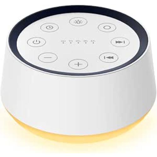 Brown Noise Sound Machine with 30 Soothing Sounds 12 Colors Night Light White Noise Machine for Adults Baby Kids Sleep Machines Memory Function 36 Volume Levels 5 Timers for Home Office Travel