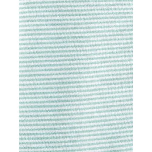 Simple Joys by Carter's Kid's 3-Pack Sleep and Play Sleepwear, Mint/Stripes/Heather Grey/Prints, 0-3M