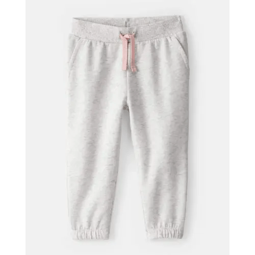 Baby Girl DayDream Fleece Joggers - Grey | Carter's