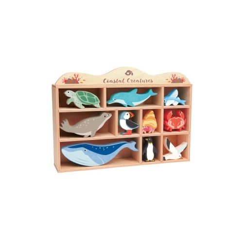 Coastal Creatures Wooden Playset