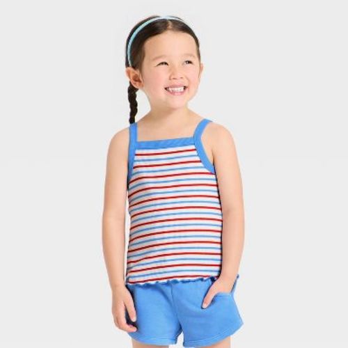 Toddler Girls' Striped Tank Top - Cat & Jack™ 18M
