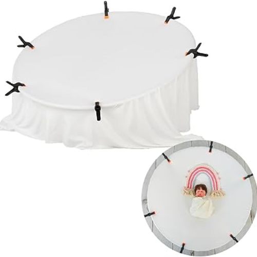 Kate Newborn Photography Props Stainless Steel Stand with 6 Clamps for Baby Photoshoot