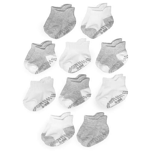Fruit of the Loom Cotton Grip Socks for Baby and Toddler