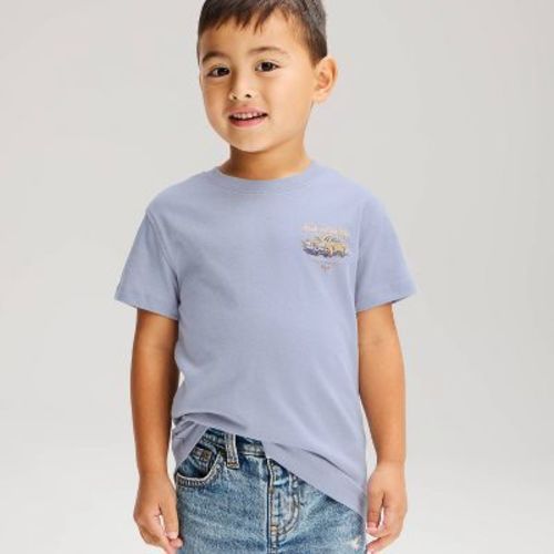 Toddler Boys' 3pk T-Shirt - Cat & Jack™ Blue 18M