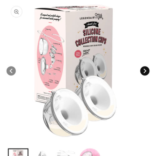 Silicone Milk Collection Cups | Legendairy Milk