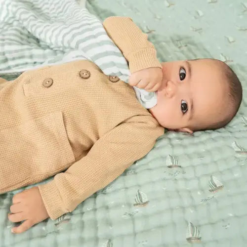 aden + anais Organic Cotton Muslin Blanket in Sailing Seas