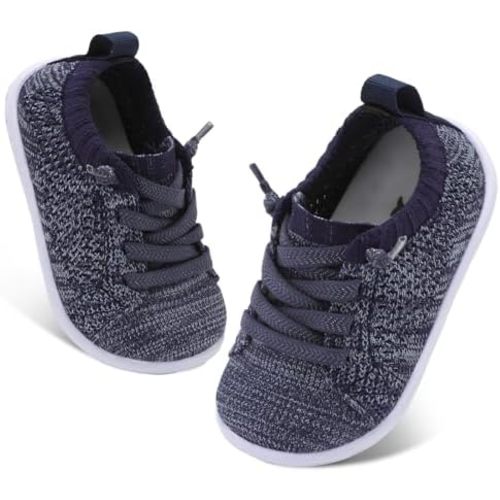 FEETCITY Lightweight Baby First Walking Shoes Boys Girls Slip On Shoes Breathable Baby Sock Shoe Barefoot Infant Sneakers