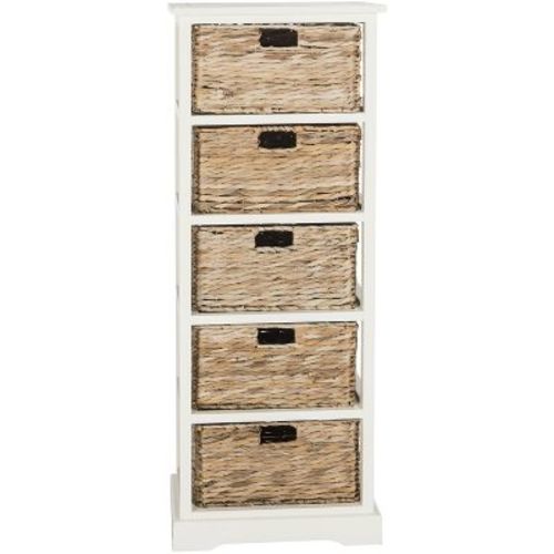 Vedette 5 Wicker Basket Storage Tower - AMH5739 - Safavieh Couture