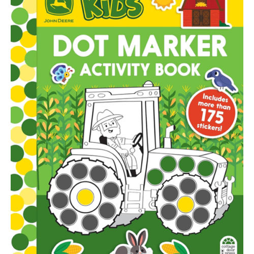 John Deere Kids Dot Marker Activity Coloring Book for Kids and Toddlers - Easy to Color Dot Art Includes More Than 175 Stickers