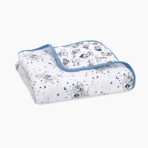 Aden + Anais Disney Essentials Cotton Muslin Dream Blanket - Mickey Stargazer